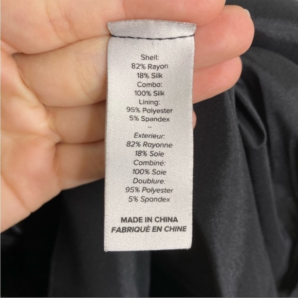 Cinq á Sept Kiki Knotted Velvet Black Mini Dress - Picture 10 of 10